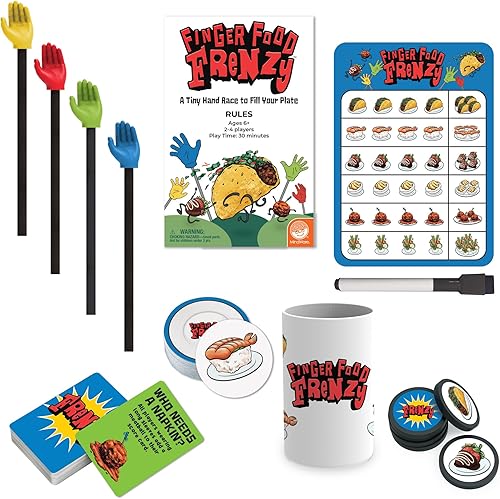 Miniatura 2 de MindWare Finger Food Frenzy - Juego de mesa familiar  Juegos de mesa clásicos de estrategia para niños de 6 años en adelante  Aumenta la destreza y
