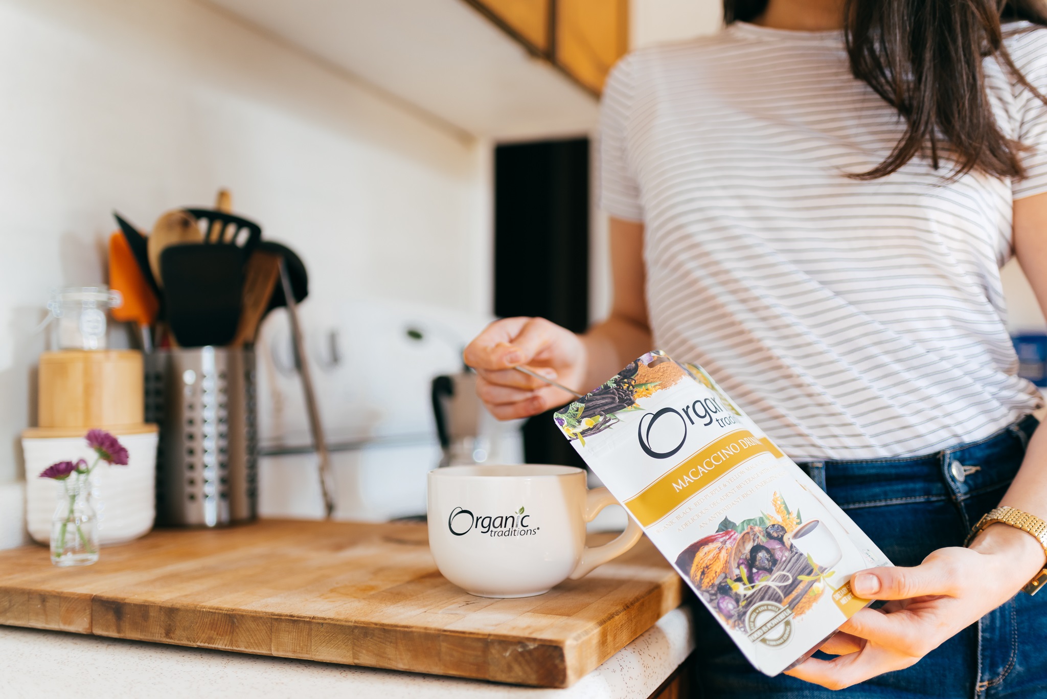 Amazon.com : Organic Traditions Superfood Macaccino Drink Mix with