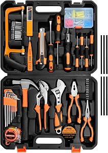 Tool Set,148-Piece Home Repair Tool Kit for Men Women College Students,Household Basic Hand Tool Sets with Case for Home Maintenance & DIY Projects