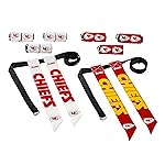 NFL Kansas City Chiefs Unisex Franklin Sports NFL Kansas City Chiefs Youth Flag Football Setfranklin Sports NFL Kansas City Chiefs Youth Flag Football Set, White, One Size