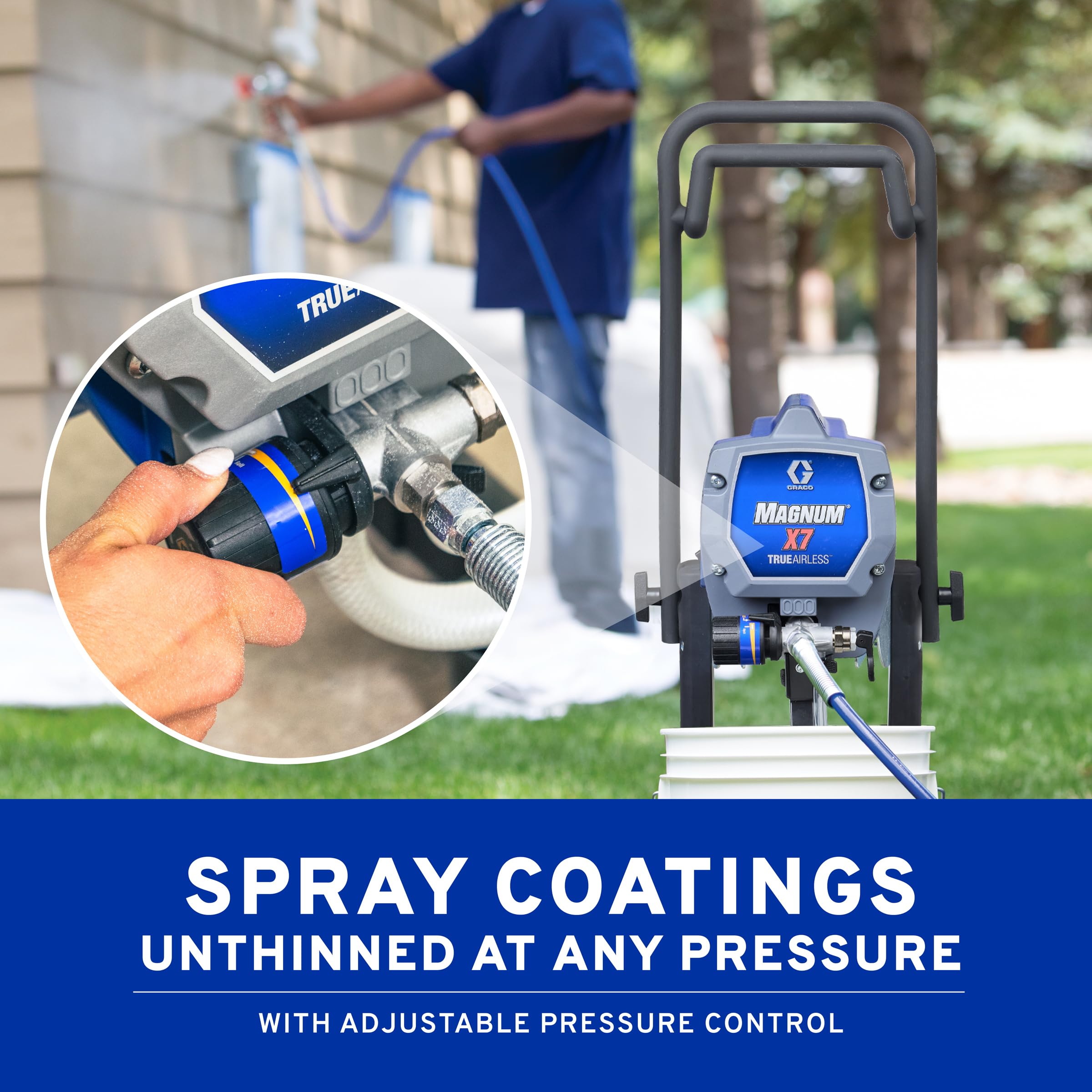Graco Magnum X7 Paint Sprayer - Interior & Exterior -5