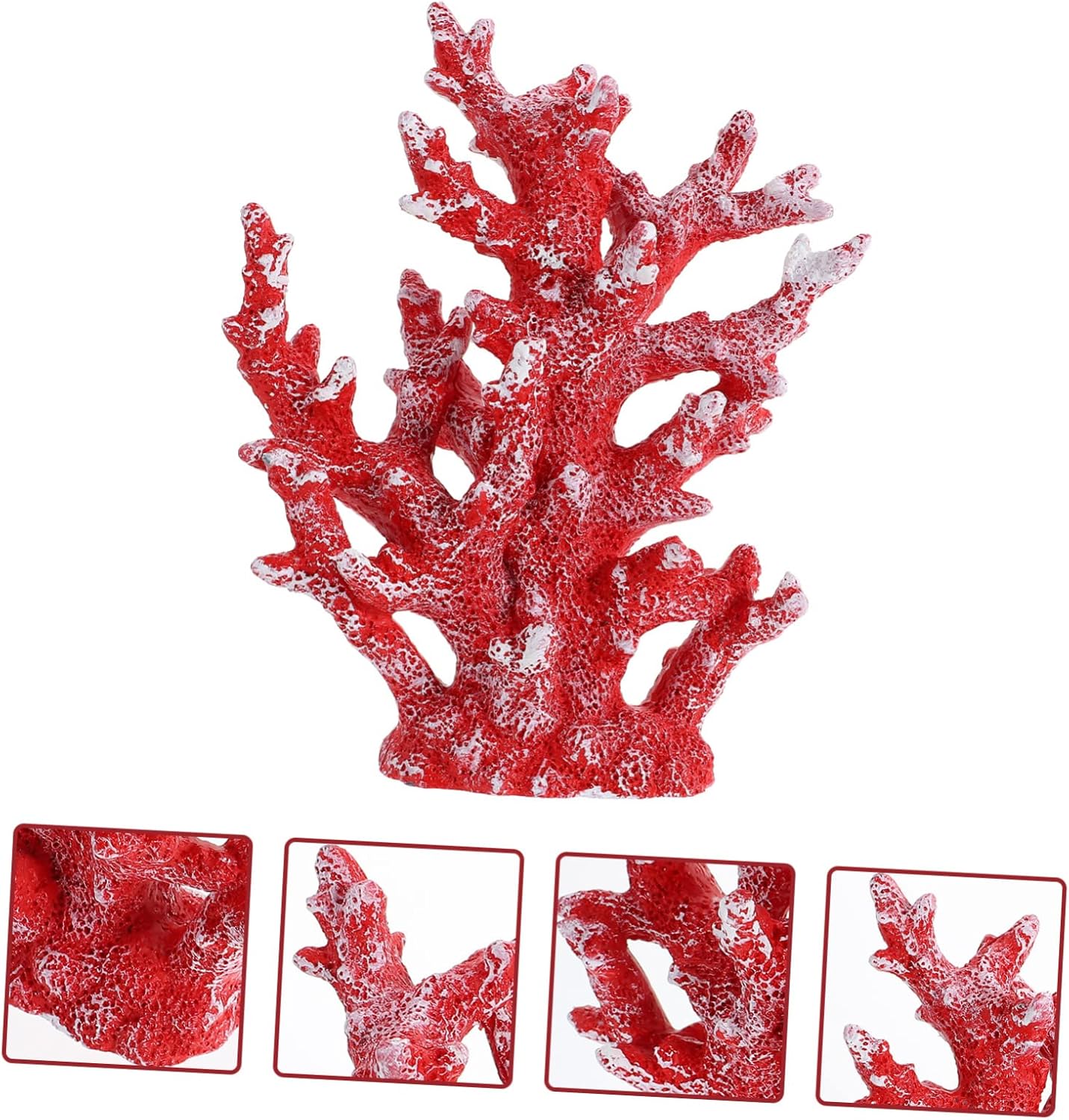 PRETYZOOM Realistic Resin Coral Jewelry Aquarium Plant Decor Fish Tank Adornment Natural Aquarium Landscape
