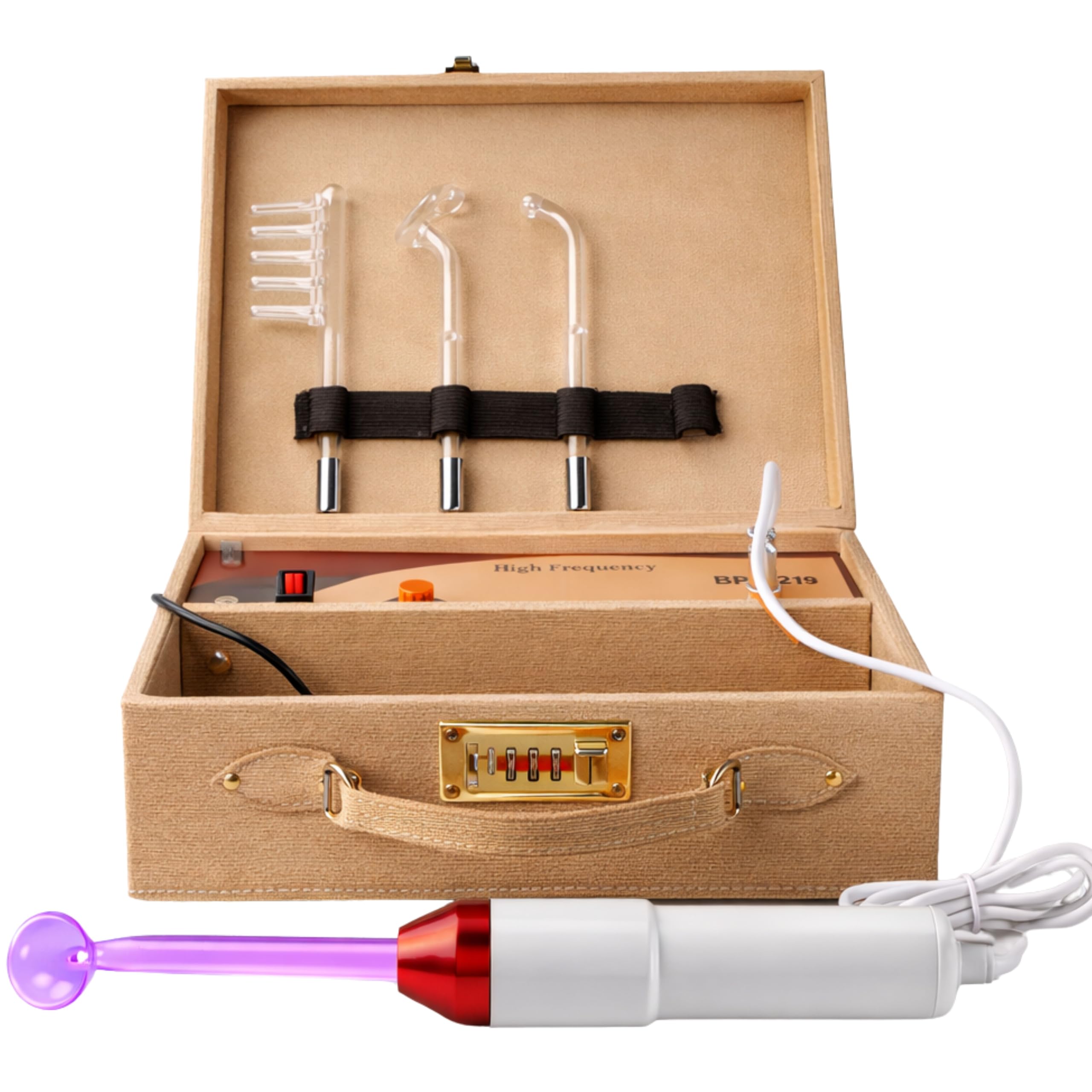Ozone Hair Treatment Machine for Dandruff Remover, Hair Fall Reduction and Hair Regrowth| High Frequency Facial Machine for Face| Eliminating Pimple and Acne, Skin Tightening, Anti-Aging Device| Peti-image-13