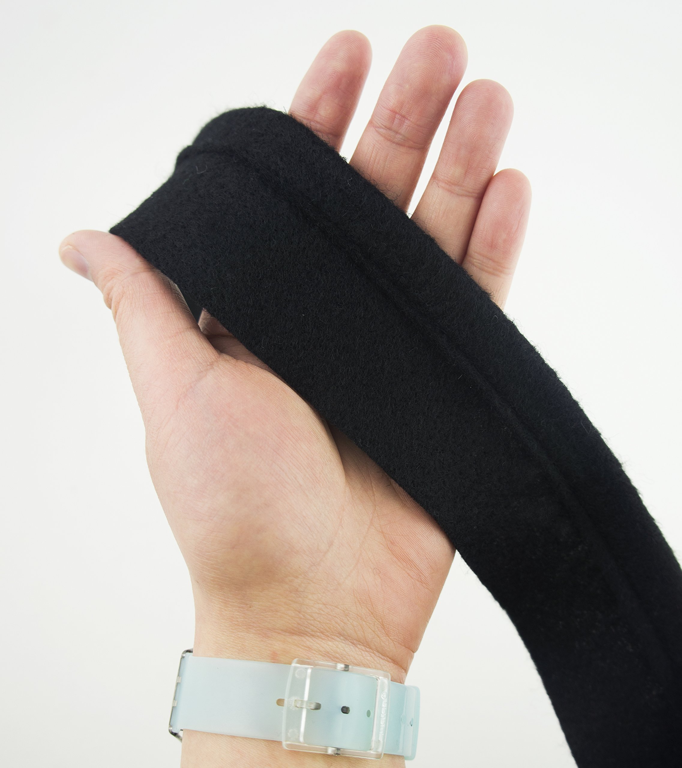 HAND® Manchon Noir tête Roll - 2 mètres