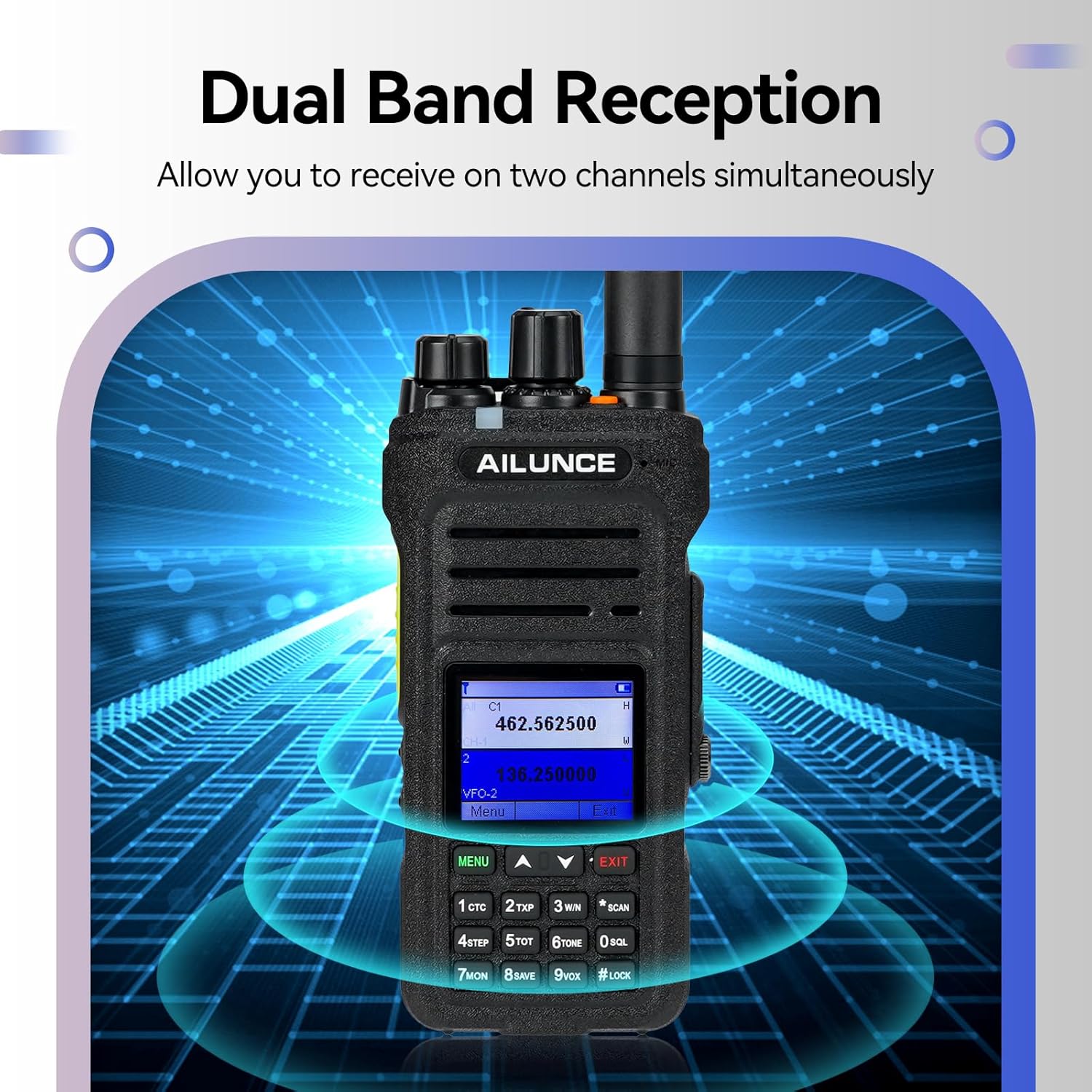 Retevis NR30 GMRS 2 Way Radio(2 Pack) Bundle with Retevis Ailunce HA1G GMRS Handheld Radio(1 Pack), USB-C Rechargeable 2800mAh Battery, IP67 Waterproof, Long Range Walkie Talkies for Outdoor