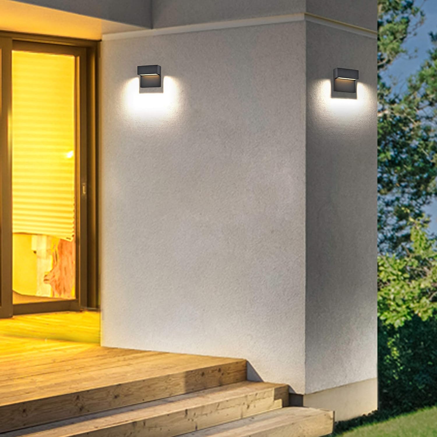 Get Discount Offer MICSIU LED Aluminum Wall Mount Light Outdoor Indoor Wall Sconce,fixtures Outdoor Wall Light,ADA Compliant. UL Listed. Textured Black