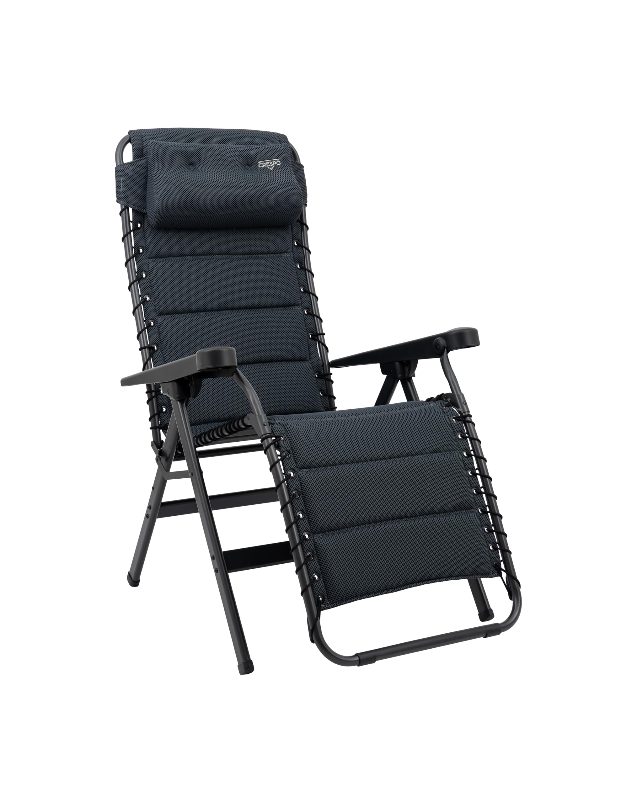 Fauteuil relax zéro gravité Crespo AP/232 tissu premium Air-Deluxe gris édition 2025