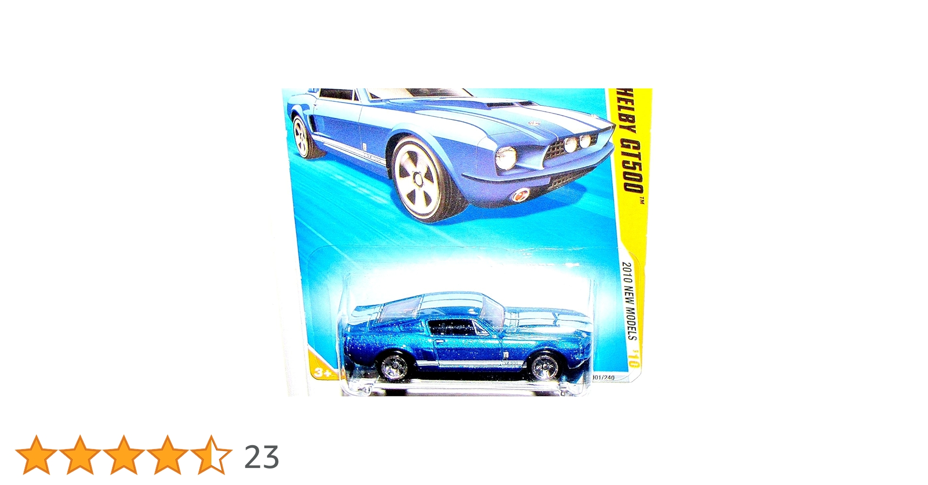 CAKE GIRLS GARAGE CLASSIC '67年1st Hot Wheels 2010-001 New Models #1 BLUE '67 Shelby GT500 1:64
