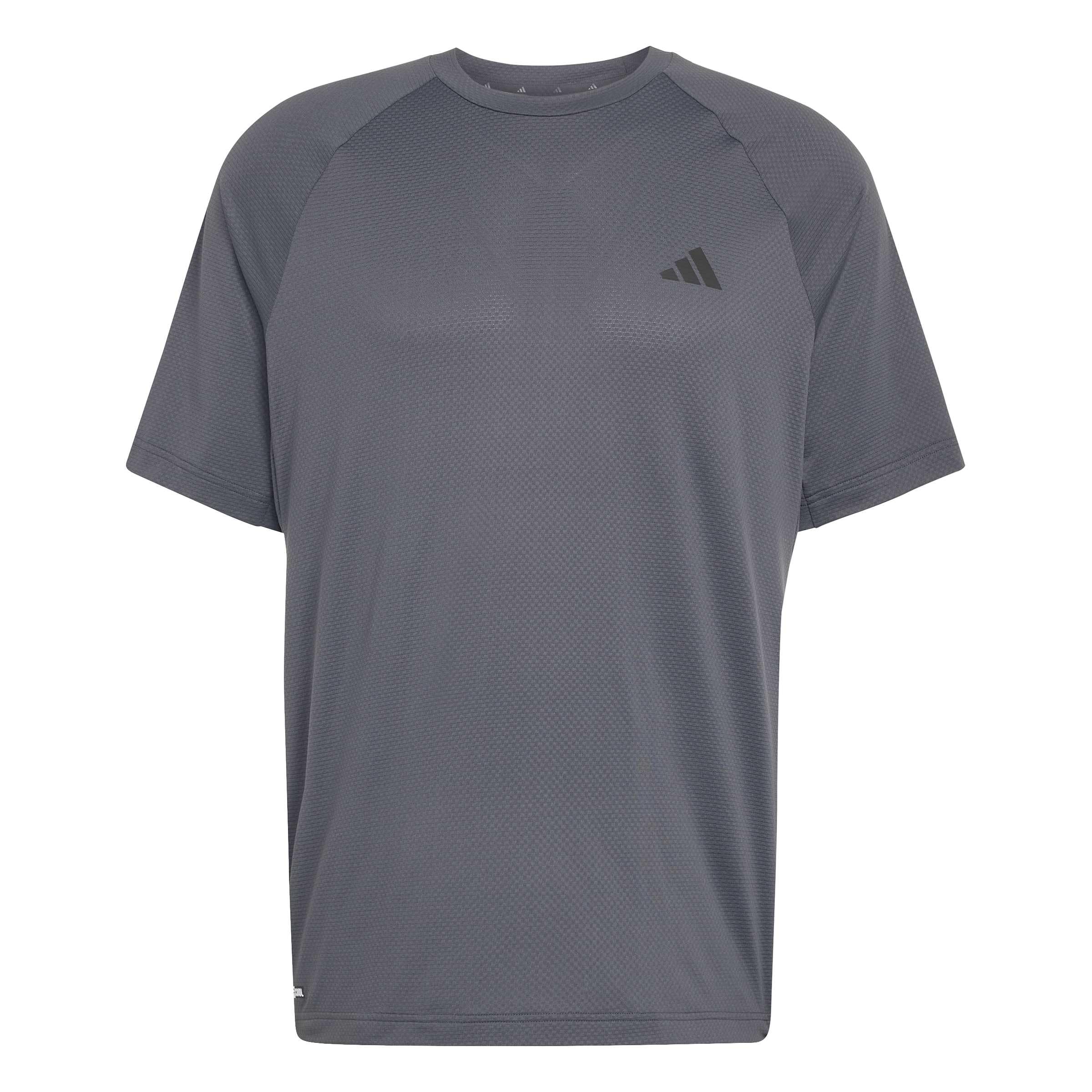 adidas Men's TECH Essentials Workout T-Shirt, Carbon/Carbon, XXL