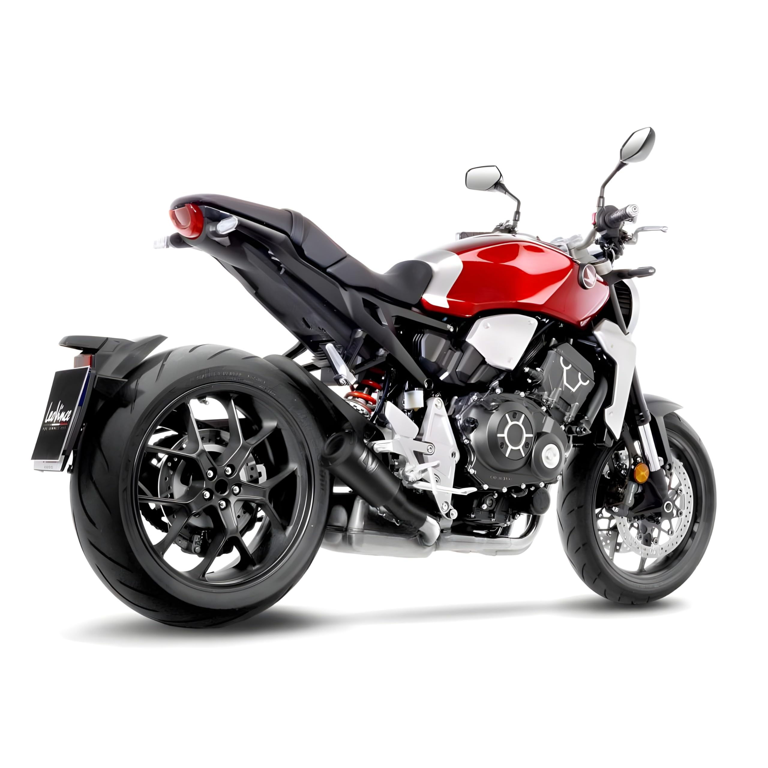 Endschalldämpfer LeoVince SLIP-ON LV-10 FULL BLACK mit Zulassung, Edelstahl schwarz für Honda CB 1000 R