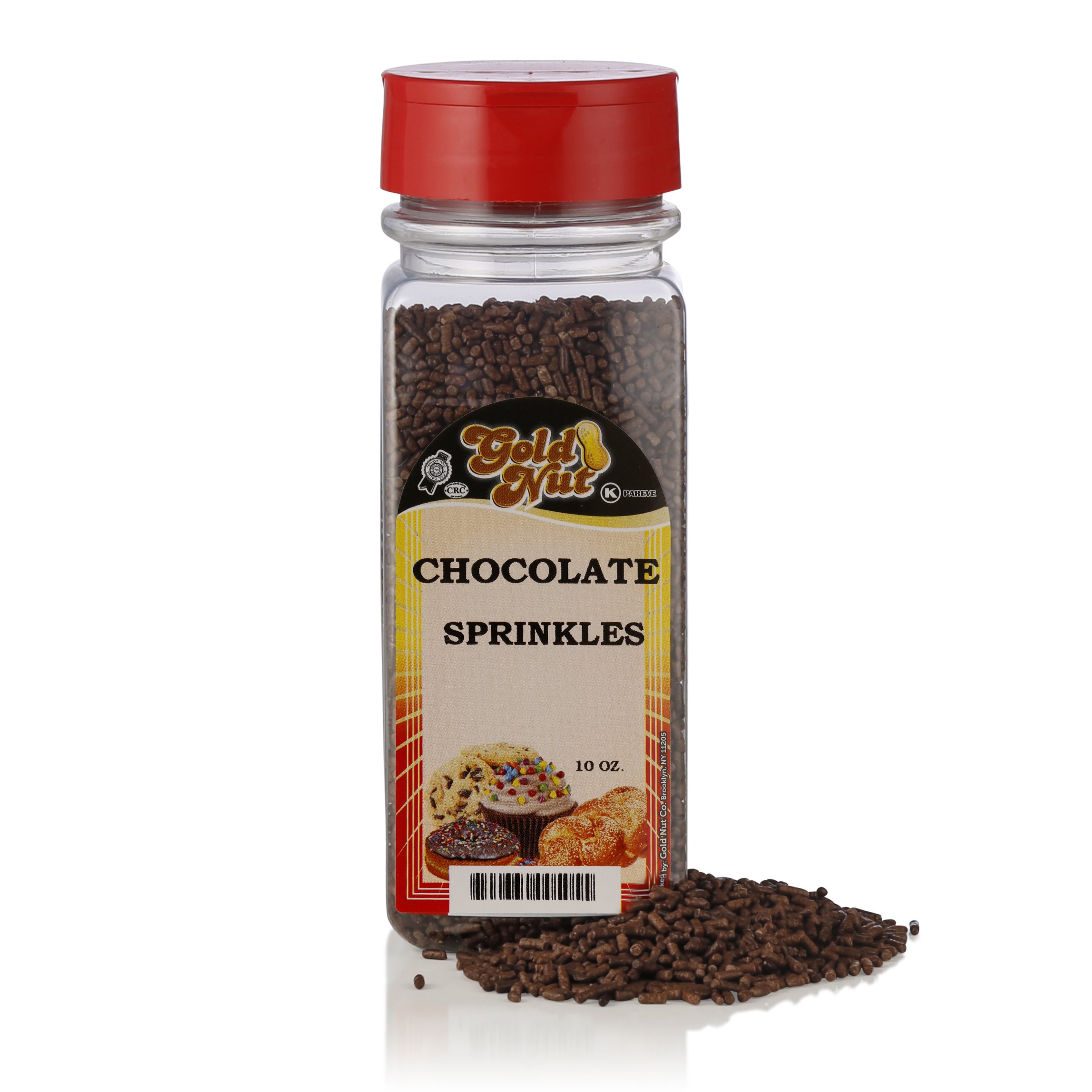 Sprinkles for Cooking, Baking and Decorating Ice Cream, Cup Cakes, Sundaes -by Gold Nut (Chocolate)