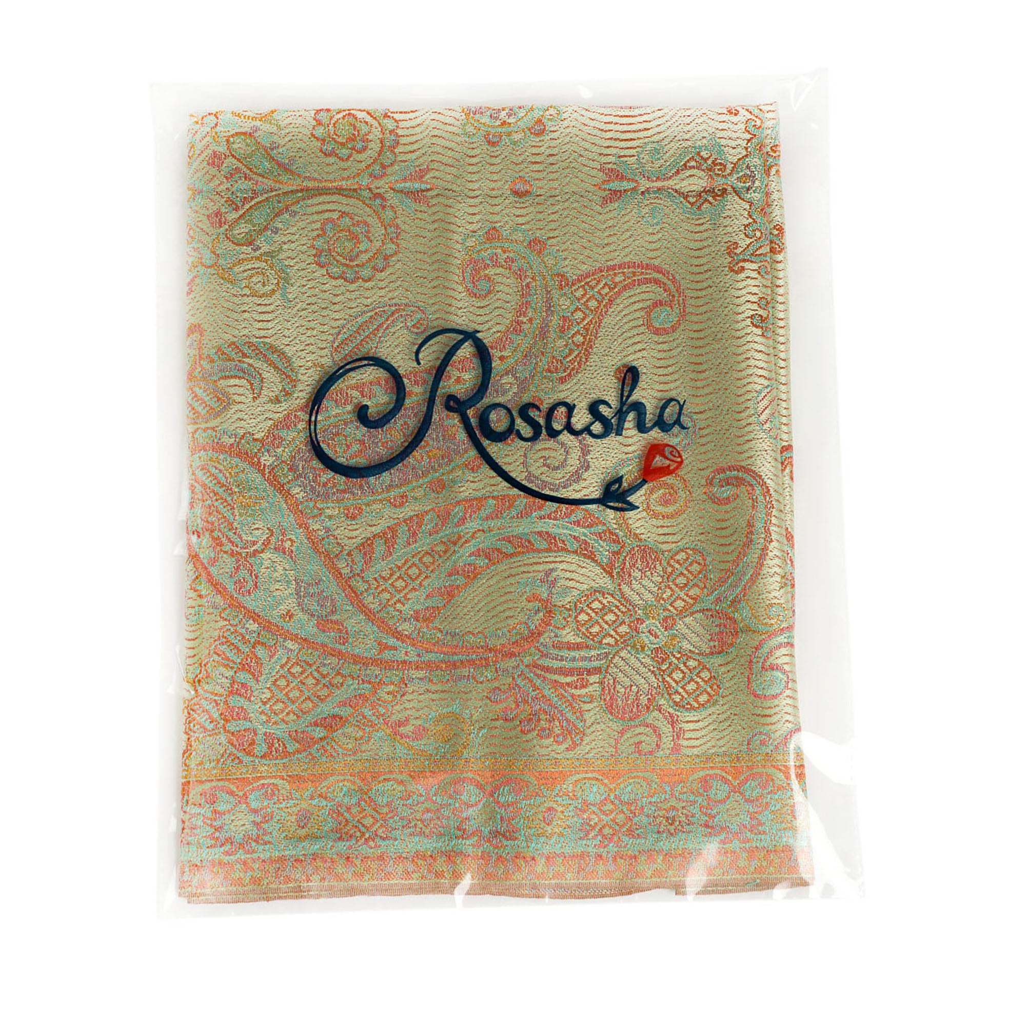 Sciarpa di seta paisley gialla e arancione metallizzata, sciarpa leggera, sciarpa da donna, regalo per lei, sciarpa a spalla, sciarpa primaverile, sciarpa estiva, Giallo e arancione., W: 54cm