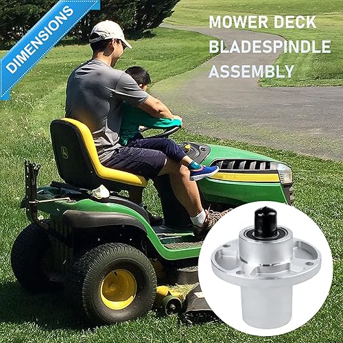 Miniatura 5 de Conjunto de husillo de cortacésped que sustituye a Hustler 601804, para Hustler 36 42 48 54 60 pulgadas Deck Raptor SD SDX Flip-Up Sport Tractor de