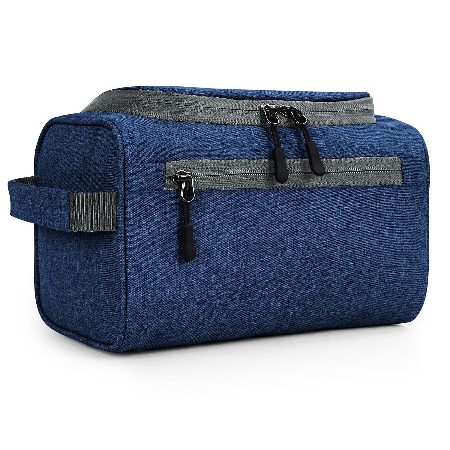 Large Toiletry Organizer Dopp Kit | Travel Wash Bag for Men & Cosmetic Pouch for Women | Multi-Compartment Toiletry & Grooming Organizer for Travel & Daily Use (Neavy Blue)-image-40