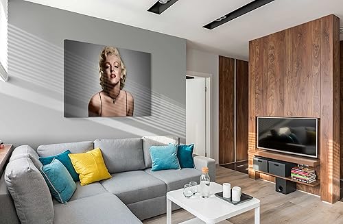Miniatura 7 de SpiritualHands Marilyn Monroe - Lienzo decorativo para pared y póster – Decoración femenina moderna de maquillaje femenino, impresión de moda