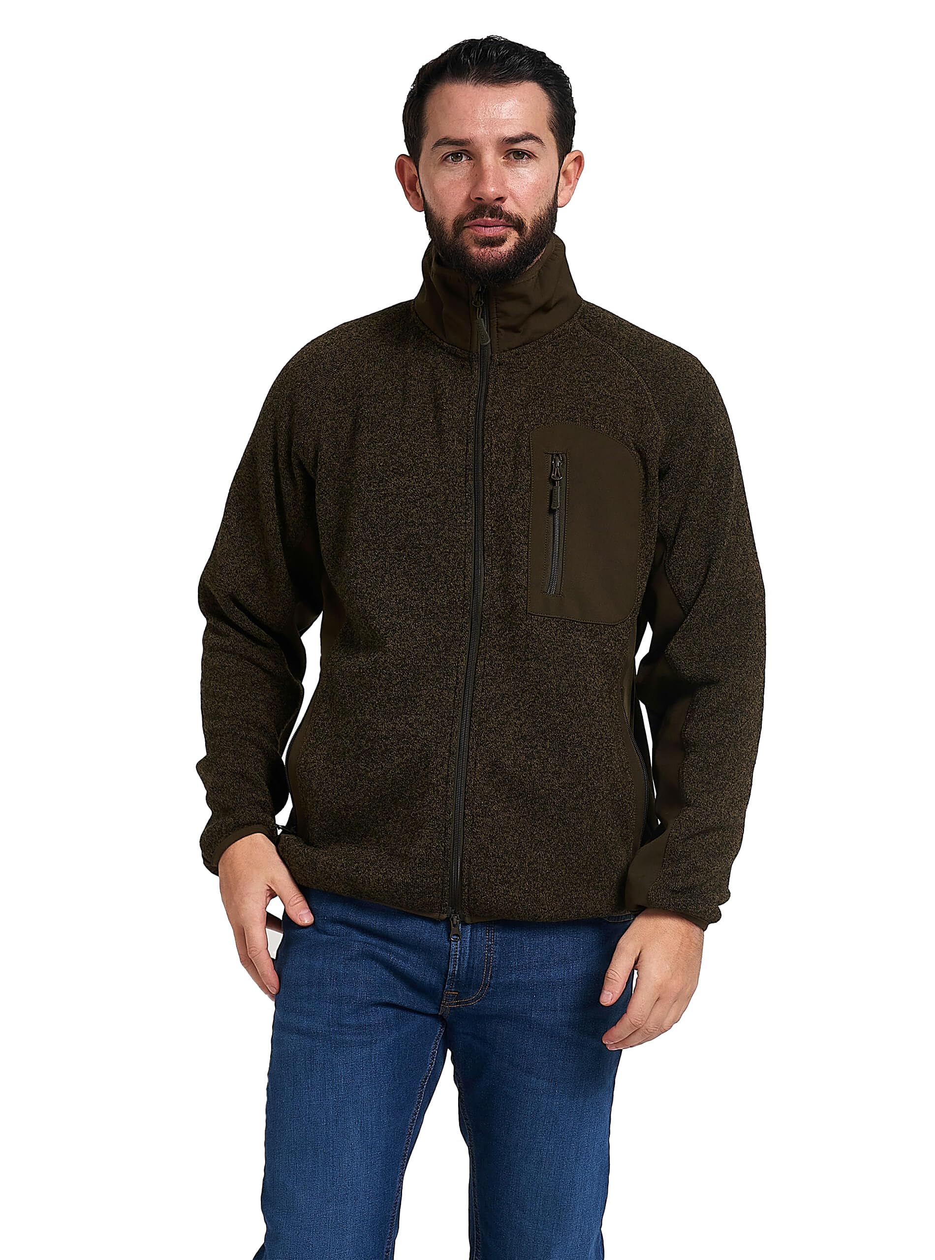 Jack Pyke Weardale Knitted Jacket - Green Large