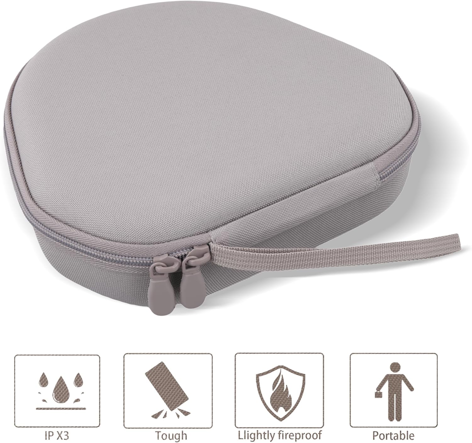 co2CREA Hard Case with Sleep Mode Replacement for Apple AirPods Max Wireless Over-Ear Headphones (Sandstone Case) - Image 8