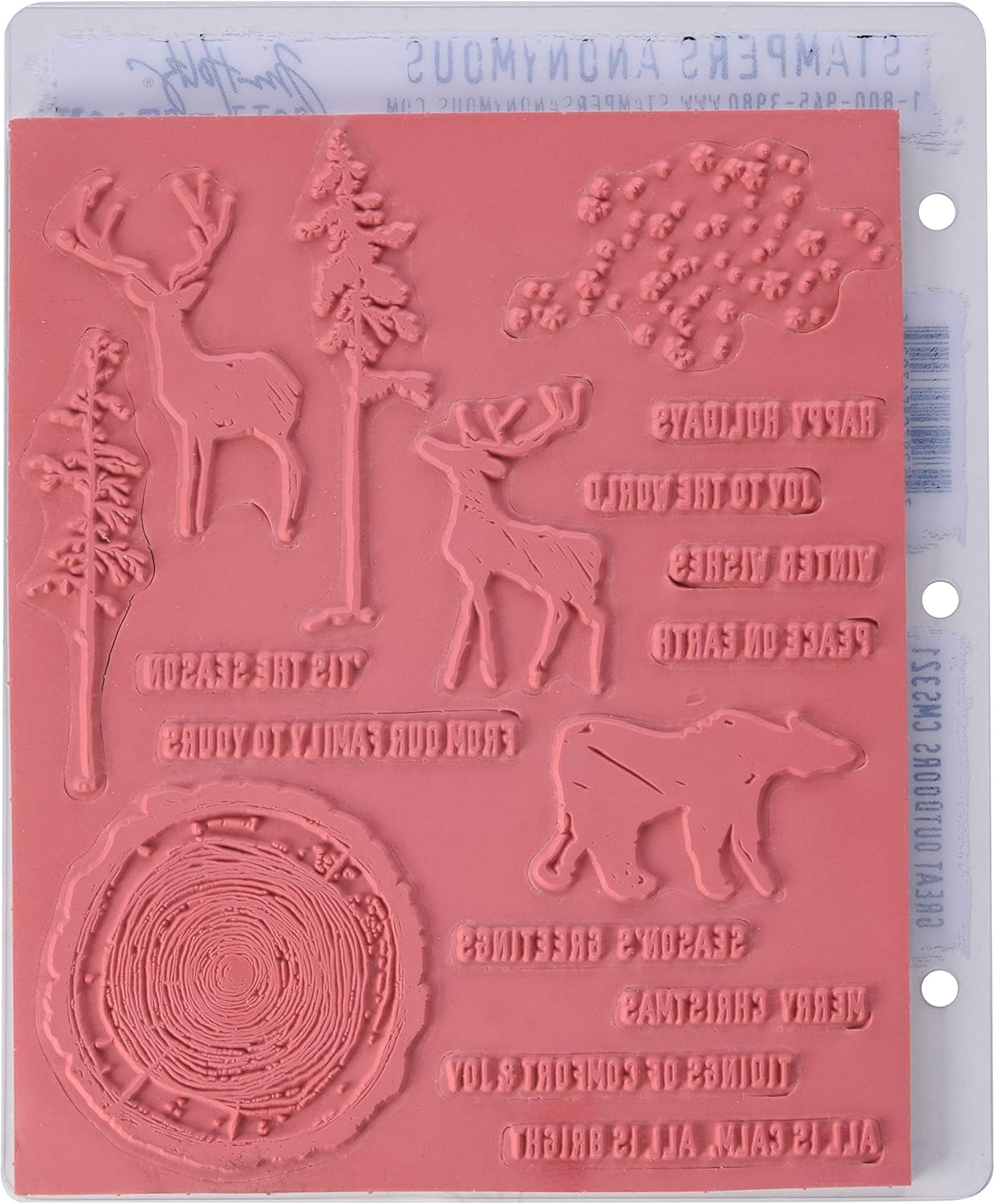 Stampers Anonymous CMS321 Tim Holtz Cling Stamps 7"X8.5"-Outdoors