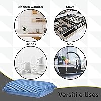 Vista 3 de Superio Miracle - Esponjas de microfibra para cocina, antiarañazos, limpieza multiusos de platos, ollas, sartenes y encimeras, lavable a máquina
