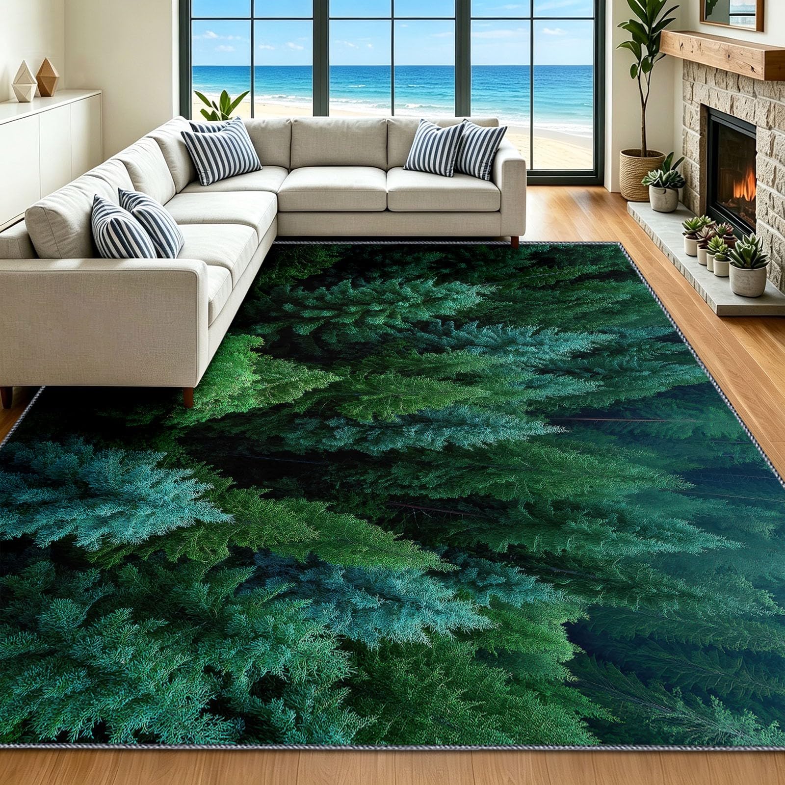 Alfombra antideslizante para niños de pelo corto suave que soluciona suelos frios