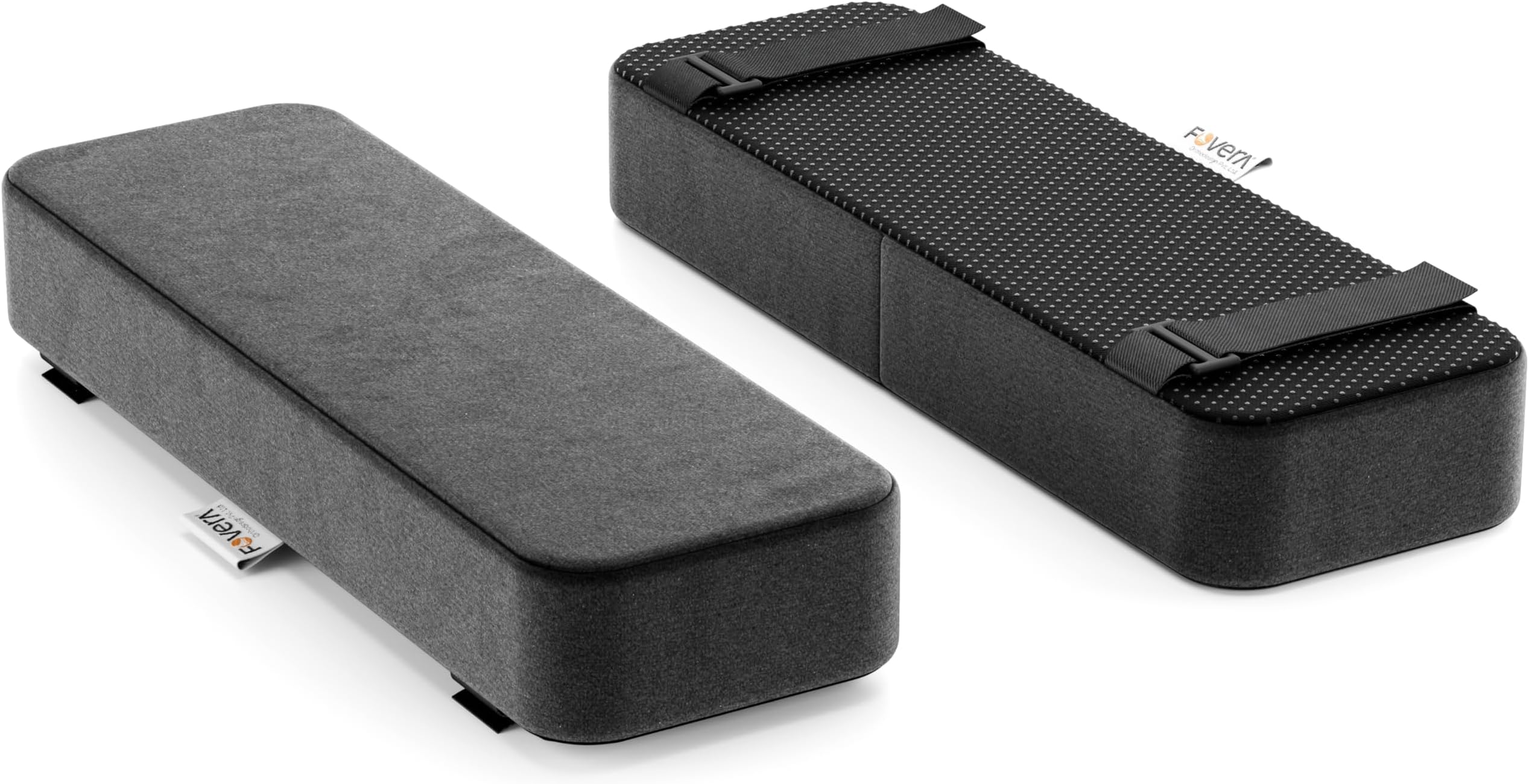 Armrest Pads for Office & Gaming Chair, Premium High-Resilience Foam, Ergonomic Elbow Pillow for Comfortable Arm Support and Arm & Elbow Pain Relief (2 PCs), Black