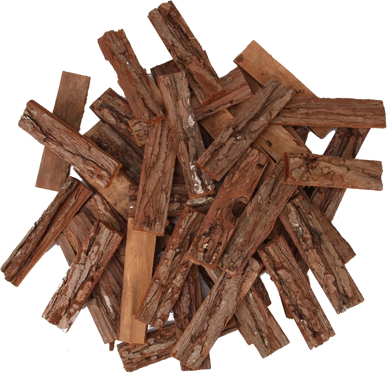 BYHER 4" Craft Sticks, 45Pcs Wooden Sticks for Crafts, Natural Wood Log Twigs for DIY Photo Props, School Projects, Card Making (Rustic)