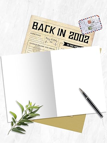 Miniatura 5 de Smnwinsl Tarjetas vintage de cumpleaños 21 para niños y niñas, tarjetas de cumpleaños 21 para hijo e hija, tarjetas de cumpleaños 21 para sobrinos y