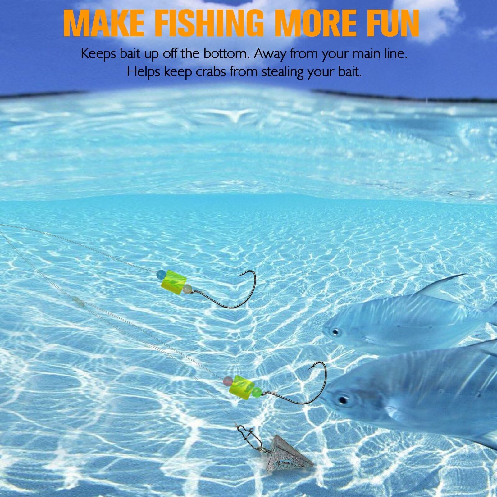 Dovesun 220/104/80/60/54/52/42pcs Pompano Rig Floats for Surf Fishing Foam Bobbers for Fishing Fly Fishing Bobbers Floats Bright Color Kit/Round/Cylindrical/Heart/Bullet/Pill/Spin Shape