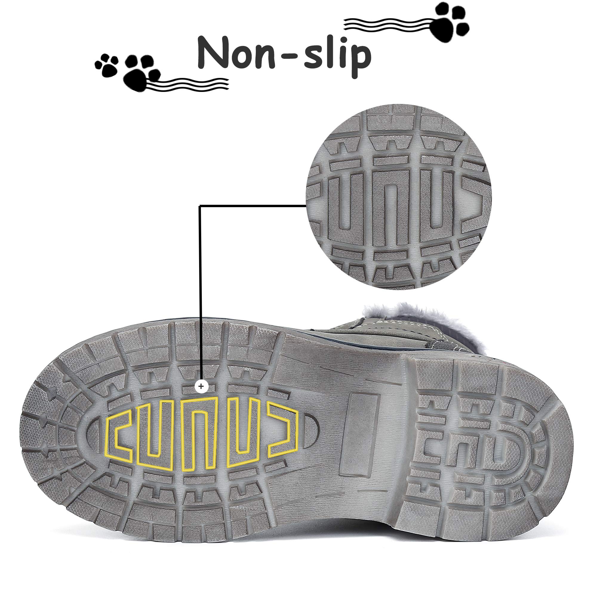 Mishansha Bambino Stivali da Neve Ragazzi Ragazza Impermeabili Caloroso Scarpe Inverno