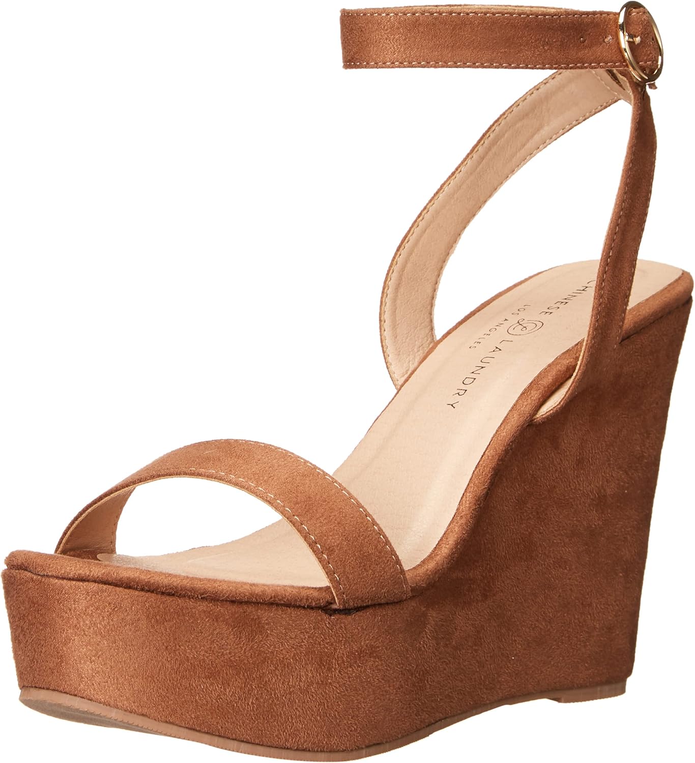 Chinese Laundry Women's Ellina Platform, Tan, 6.5
