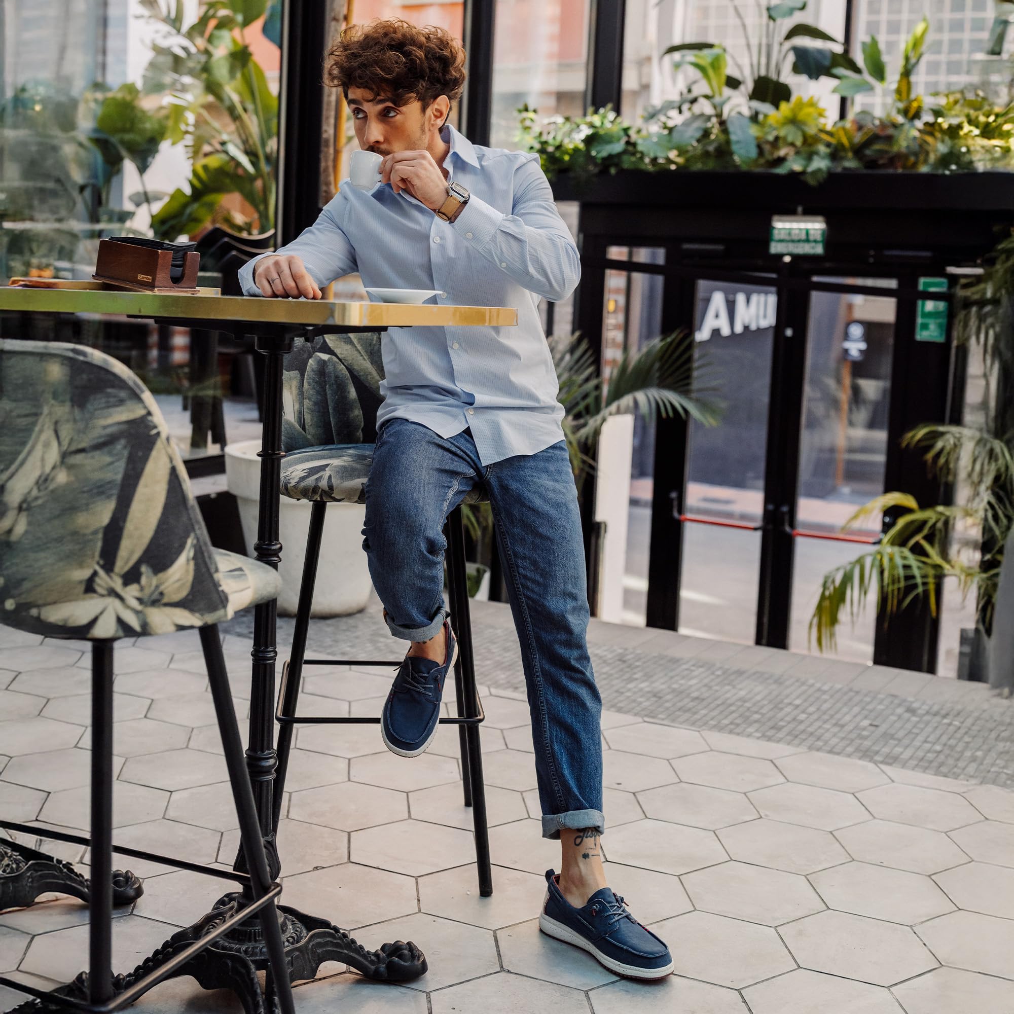 Byron Mocasines de Hombre Náuticos Casual Zapatillas de Verano PITAS