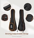 Vangoa Ukulele for Beginners, 23 Inch Ukulele Kit Mahogany Bundle Concert Ukulele Professional Hawaiian Starter Uke Kit with Gig Bag, Red