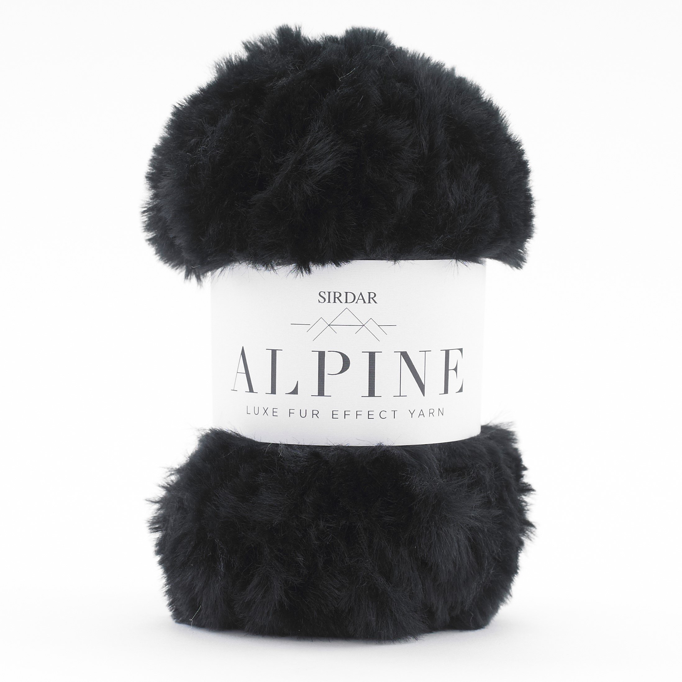 SirdarAlpine, Luxe Faux Fur Yarn - 50g Panther (401)