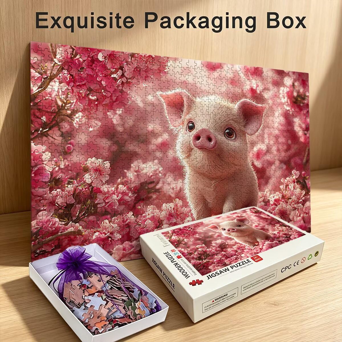 Puzzle 1000 Pezzi, Puzzle Animale, Legno Pezzi, Regalo Donna Uomo -11103
