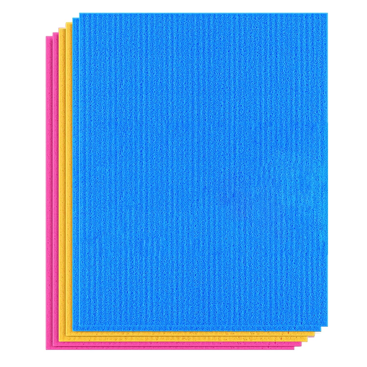 Heart Home Sponge Wipes | Washing Wipes Paper Towel | Sponge Cleaning Cloths for Kitchen | Reusable Sponge Wipe Cloths | Cleaning Sponges | 18x20 | 6 Piece Set | Multi (B0CJM63DYV) Amazon Price History, Amazon Price Tracker