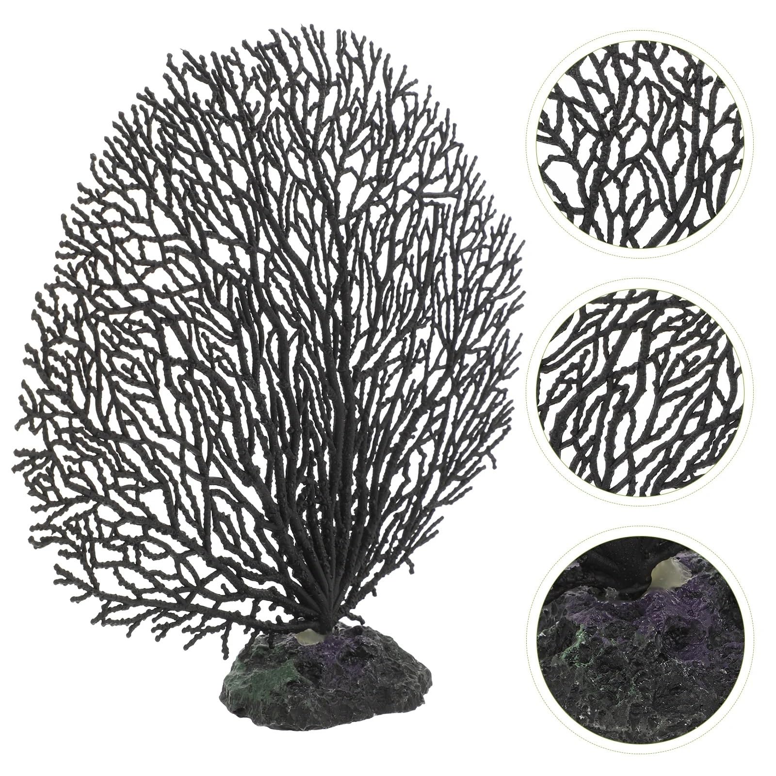 Lot de 5 plantes artificielles en PVC pour décoration d'aquarium