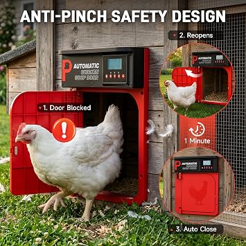 Automatic Chicken Coop Door with Solar Panel