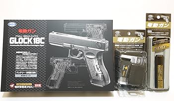 TOKYO MARUIマルイGLOCK18C 電動ガン作動品充電器バッテリー付き Amazon | 東京マルイ GLOCK18C グロック18C 電動ハンドガン