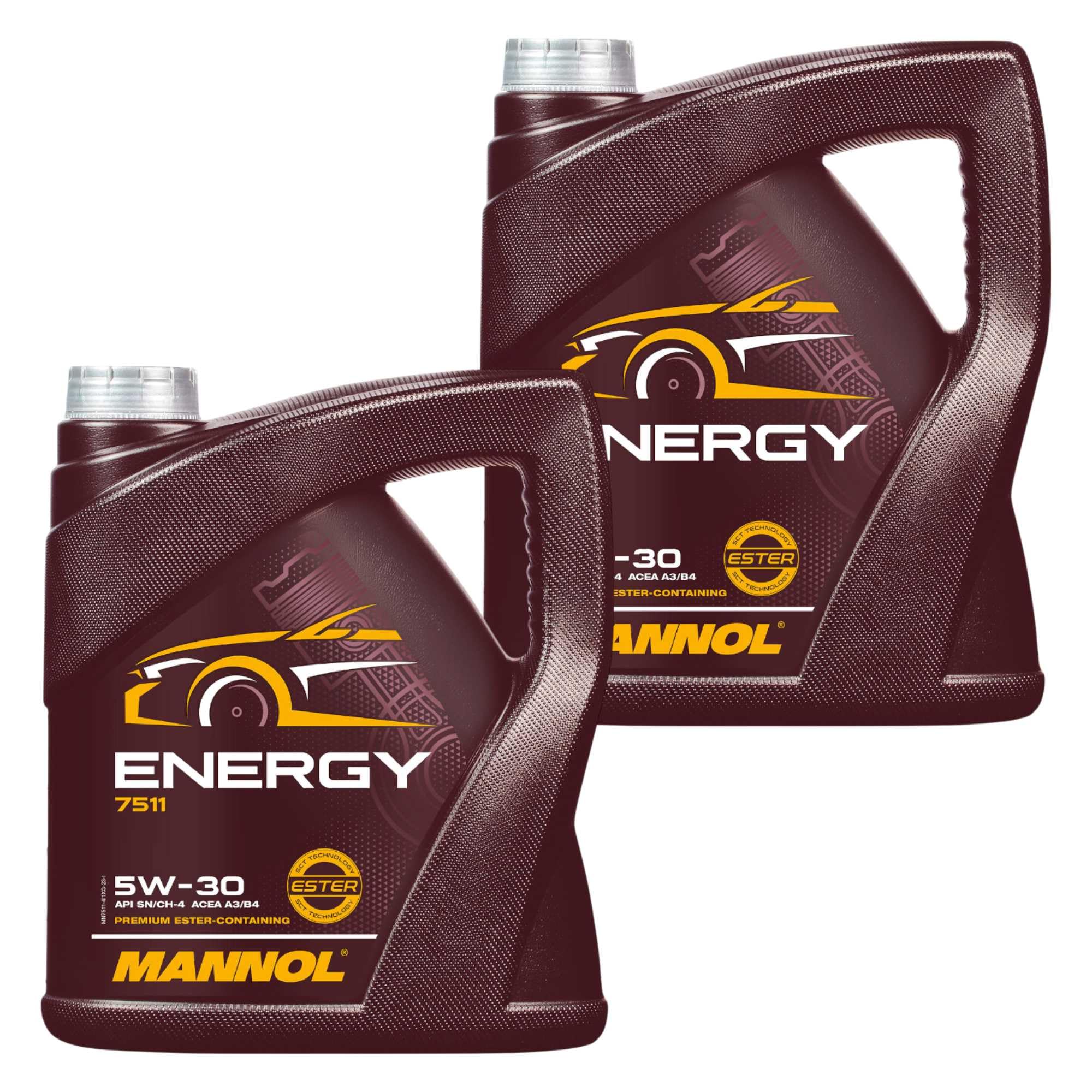 Set 85476903 MN7511-4 2x 4 Liter Original MANNOL Motoröl Energy 5W-30 API SL/CF Engine Oil Öl