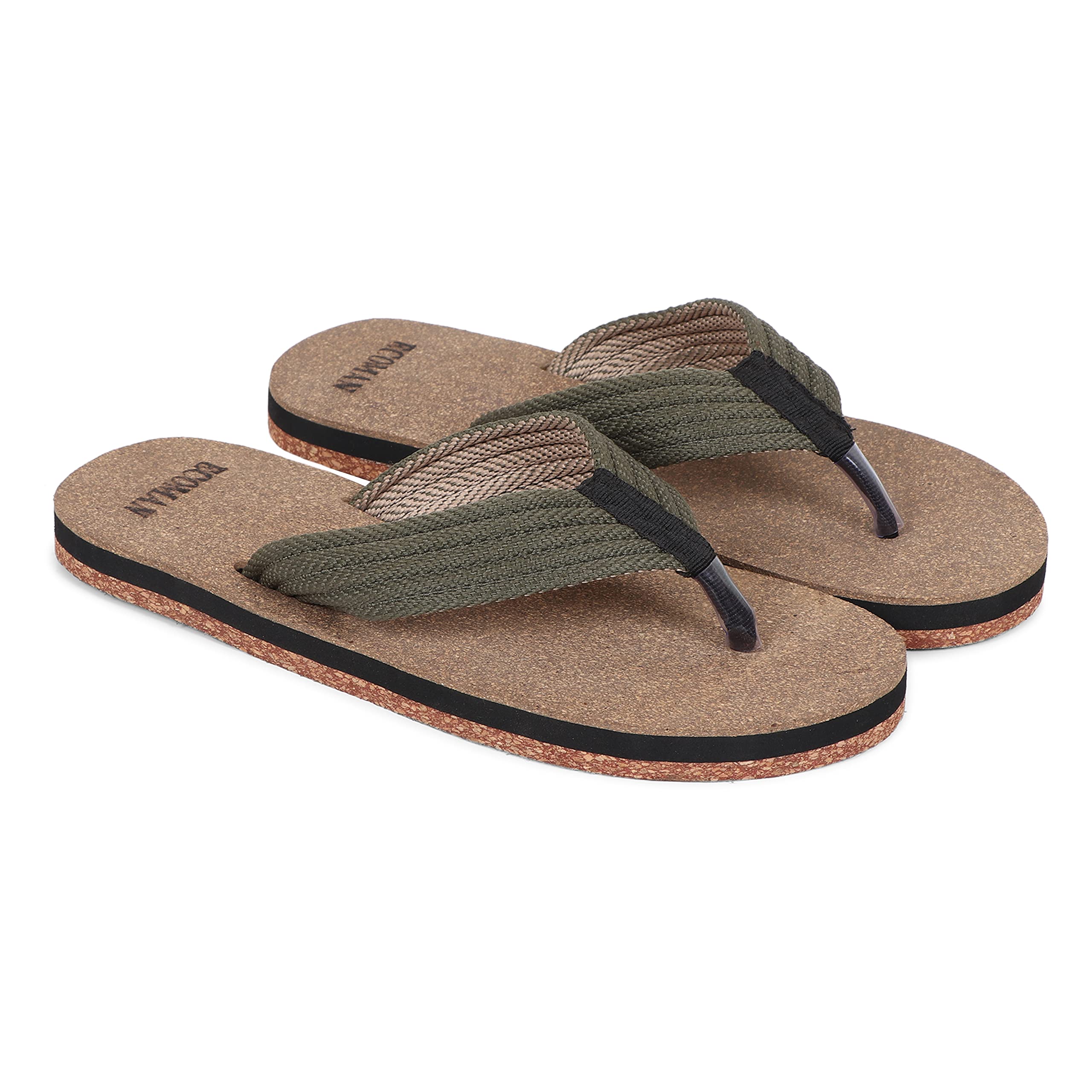 ECOMAN Wooden Slippers & Casual Flip Flop for men. (Green, numeric_10) (B0C1SZLLS8) Amazon Price History, Amazon Price Tracker