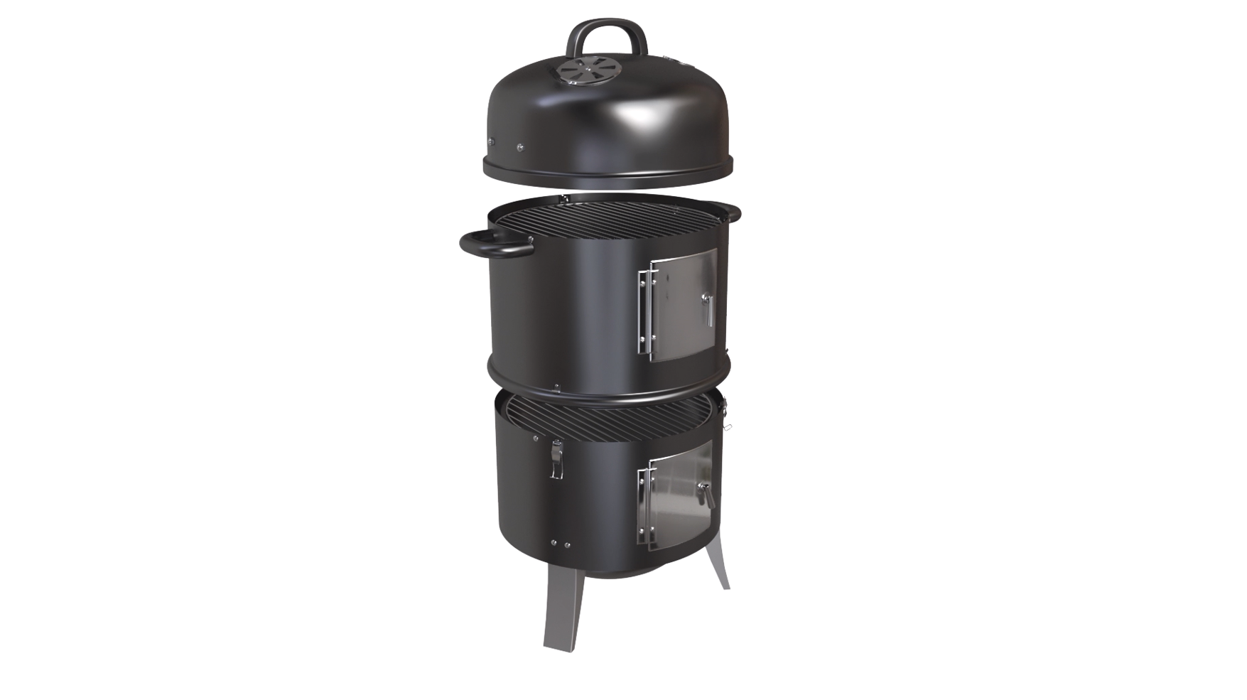 Amazon.com : GasOne Vertical Smoker with Thermometer – 16 Inch