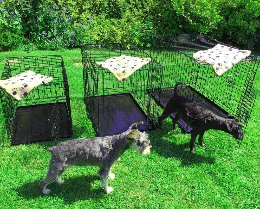 Large Pet Dog Puppy Cat Metal Foldable Carry Transport Training Cage