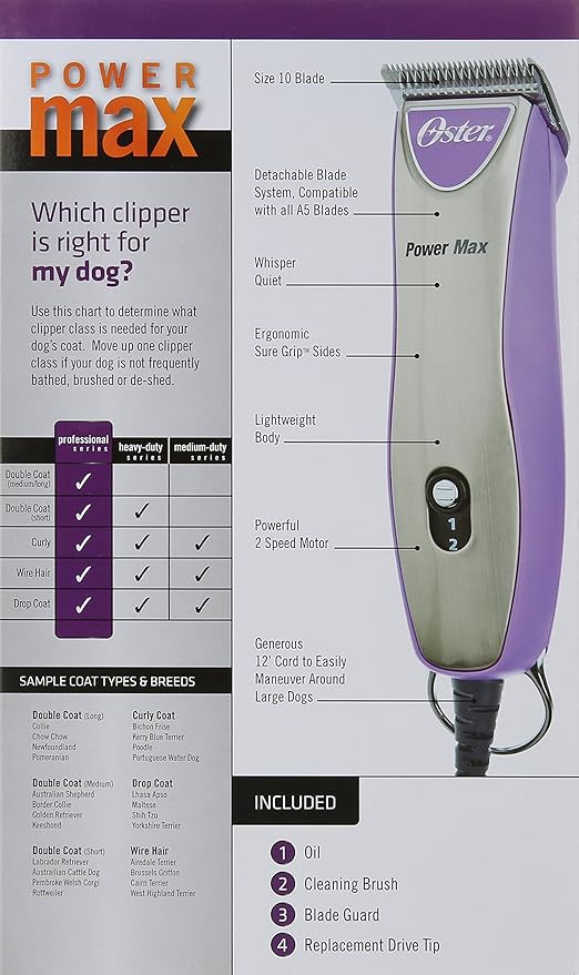 oster powermax clippers