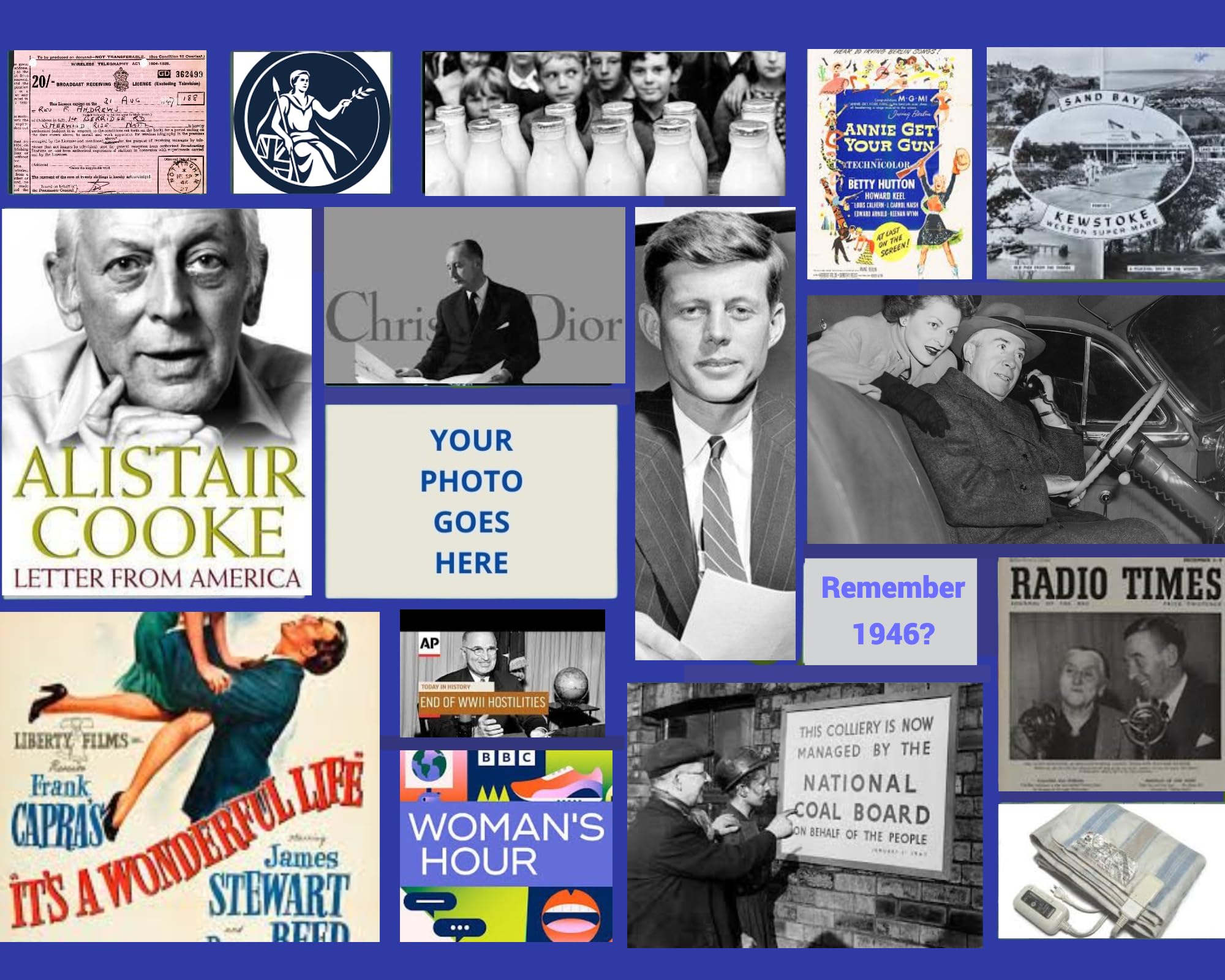 ItsYourPuzzle | Personalized Photo Jigsaw Puzzle | Nostalgia Year Puzzle for 1946 | Custom Puzzles from Photos | Memory Lane Puzzles for Adults | Cardboard Picture Puzzle | 1000 Pcs