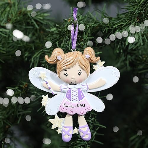 Personalised Hand Crafted Custom Fairy Christmas Tree Decorations Xmas