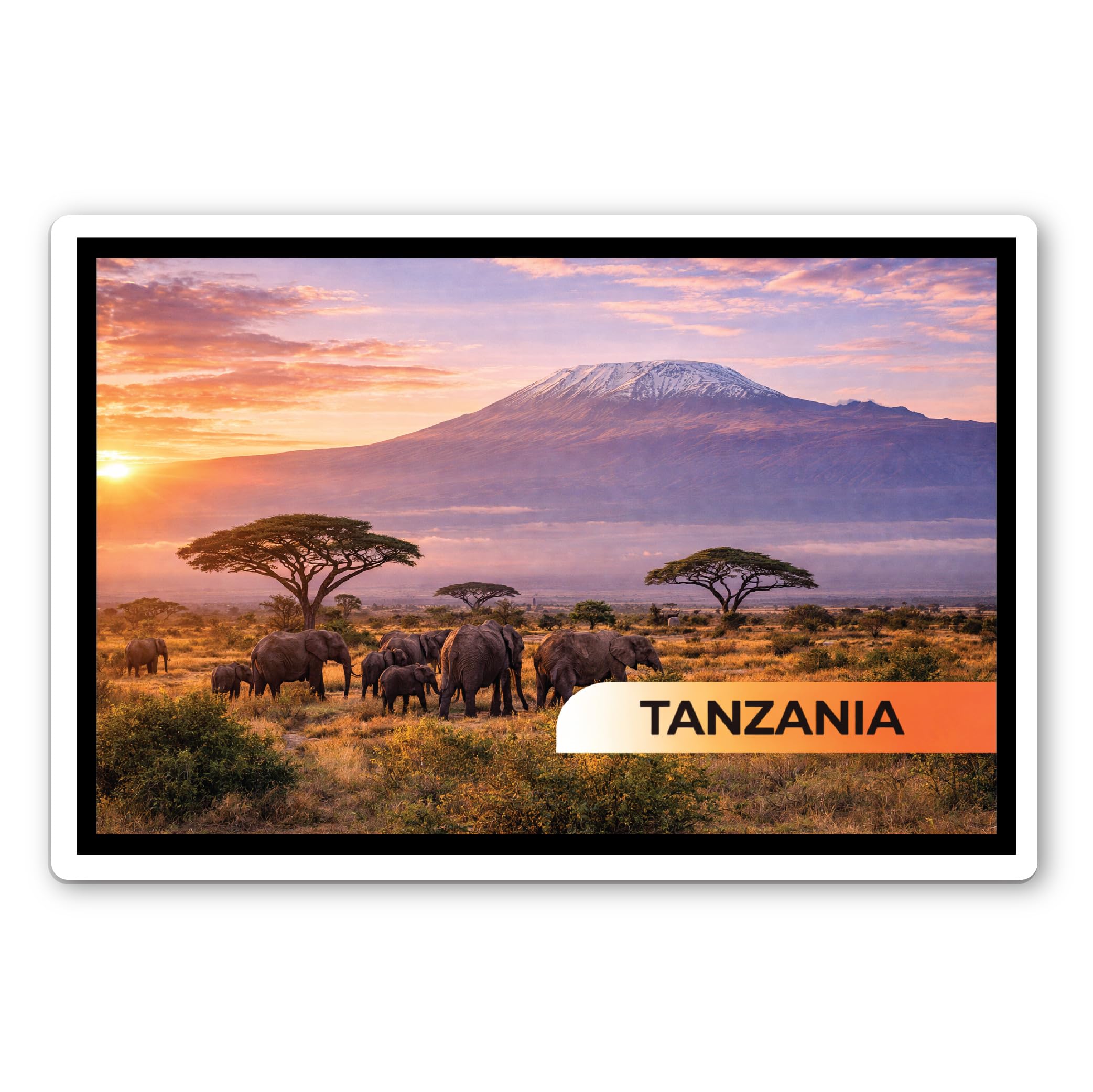 Decorative Acrylic Fridge Magnet Alphabet T Country Names for Home and Office Display Pack of 1 (Tanzania, 3x2 inch)-image-38