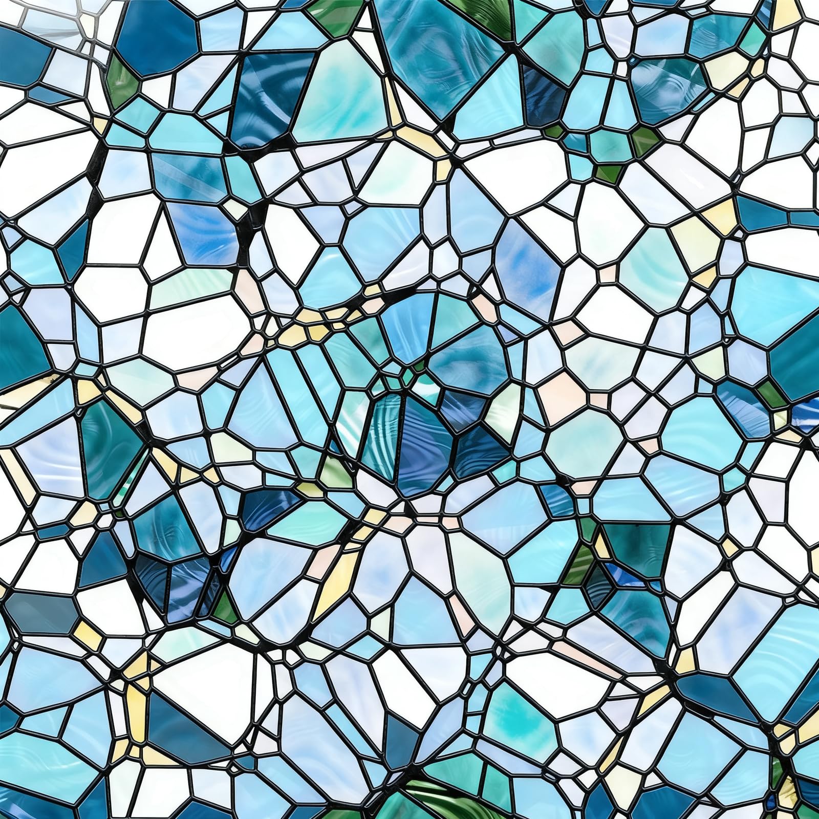 mophrati Stain Glass Window Film For Glass Features Long Lasting Durability