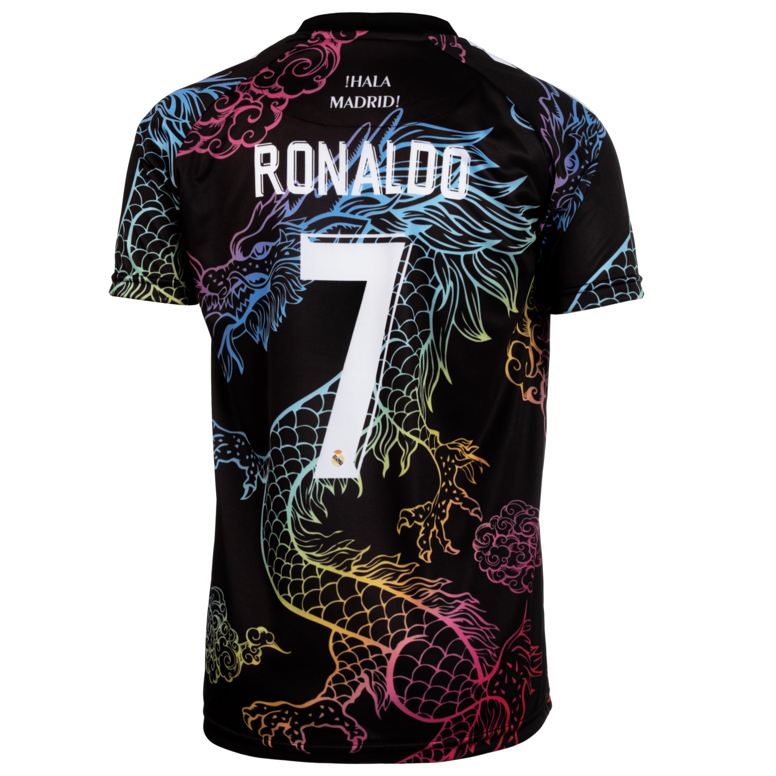 Madrid #7 Ronaldo Maillot Extérieur Football pour Enfants Shorts, Chaussettes, Tailles Jeune, Coffret Cadeau