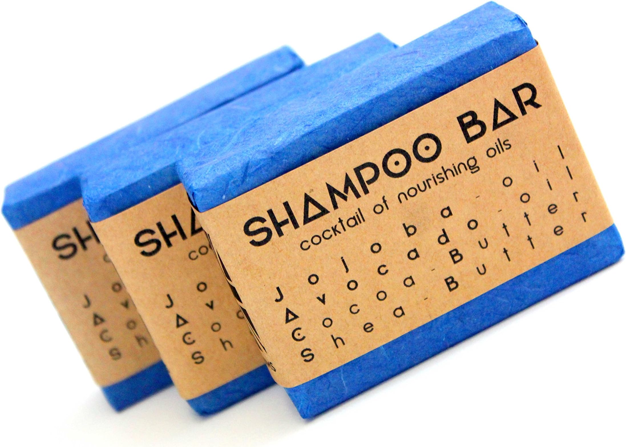 JACS Solid Soap Shampoo Bar Jojoba Oil, Avocado Oil, Cocoa Butter, Shea Butter PLASTIC & SLS FREE (Original)