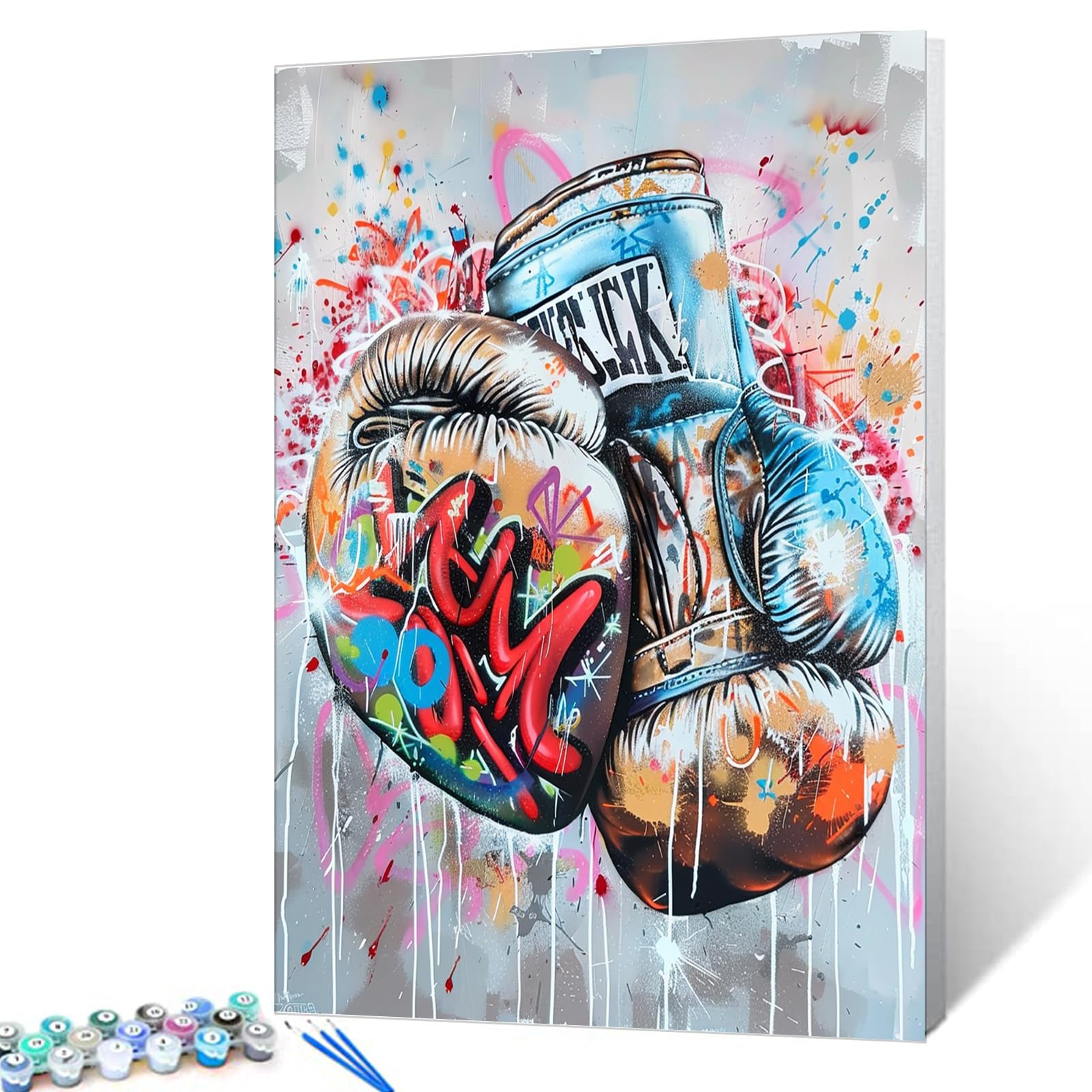 Amazon.com: Tucocoo Boxing Gloves Color Graffiti Painting by